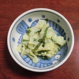 簡単おいしい！しそ味噌ゴーヤ